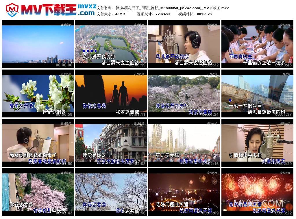 伊扬-樱花开了_国语_流行_ME800050